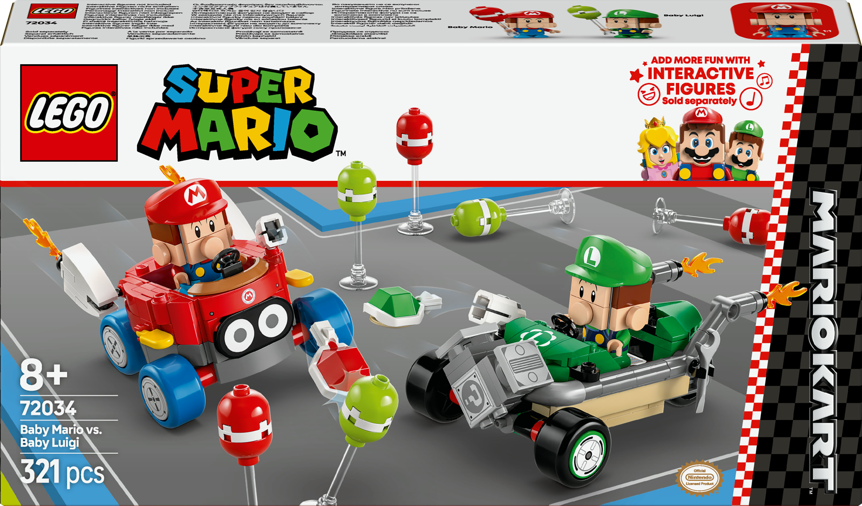 LEGO Super Mario Mario Kart™: Baby Mario vs Baby Luigi