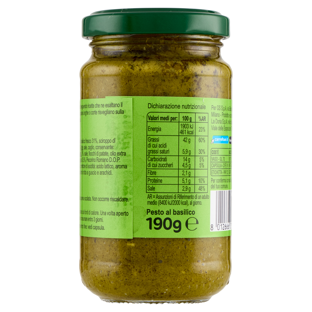 Carrefour Classic Pesto 190 g