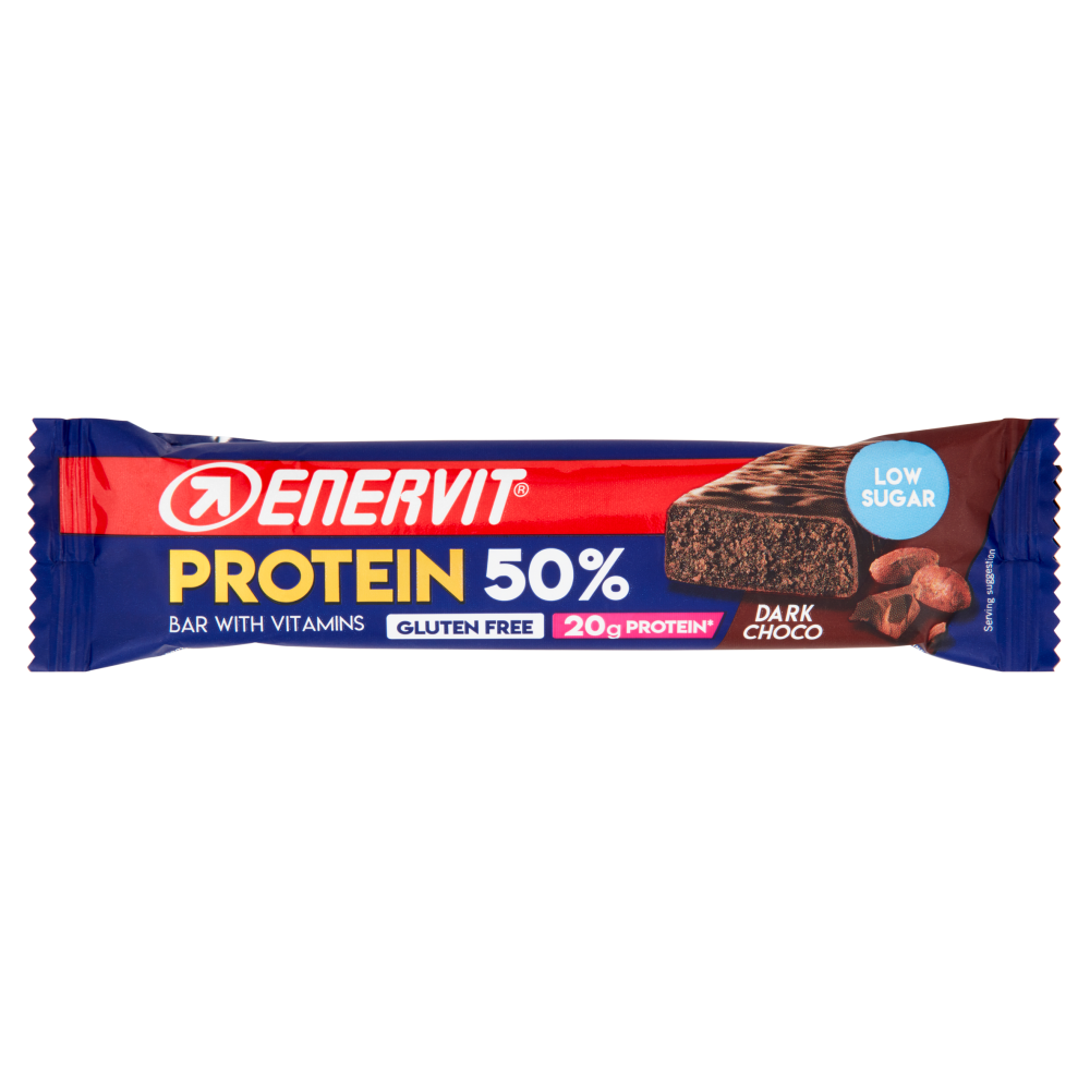 Enervit Protein 50% Bar with Vitamins Dark Choco 40 g