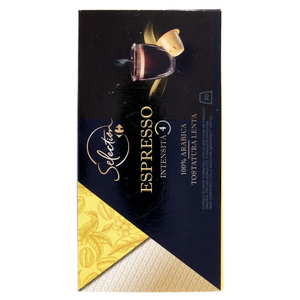Carrefour Selection Espresso Intensità 4 Capsule 30 x 5 g