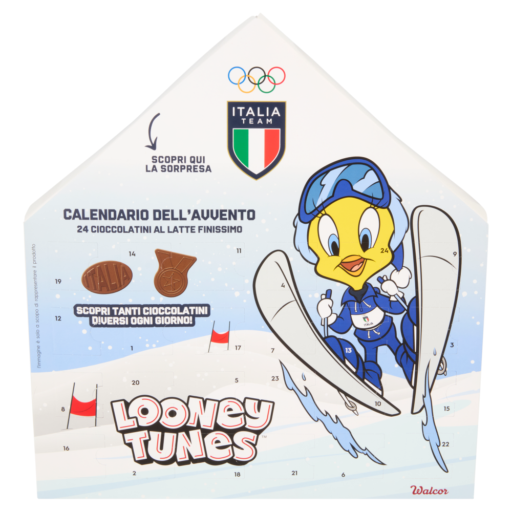 Walcor Calendario dell'Avvento Looney Tunes 150 g