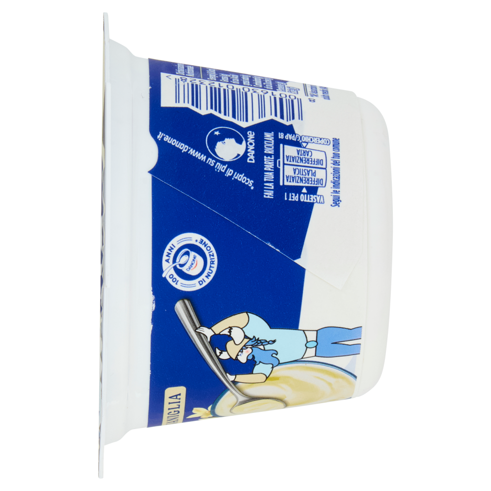 DANONE Skyr, Yogurt ispirato all'Islanda, 0% grassi, Cremoso, Ricco in Proteine, Vaniglia, 150g