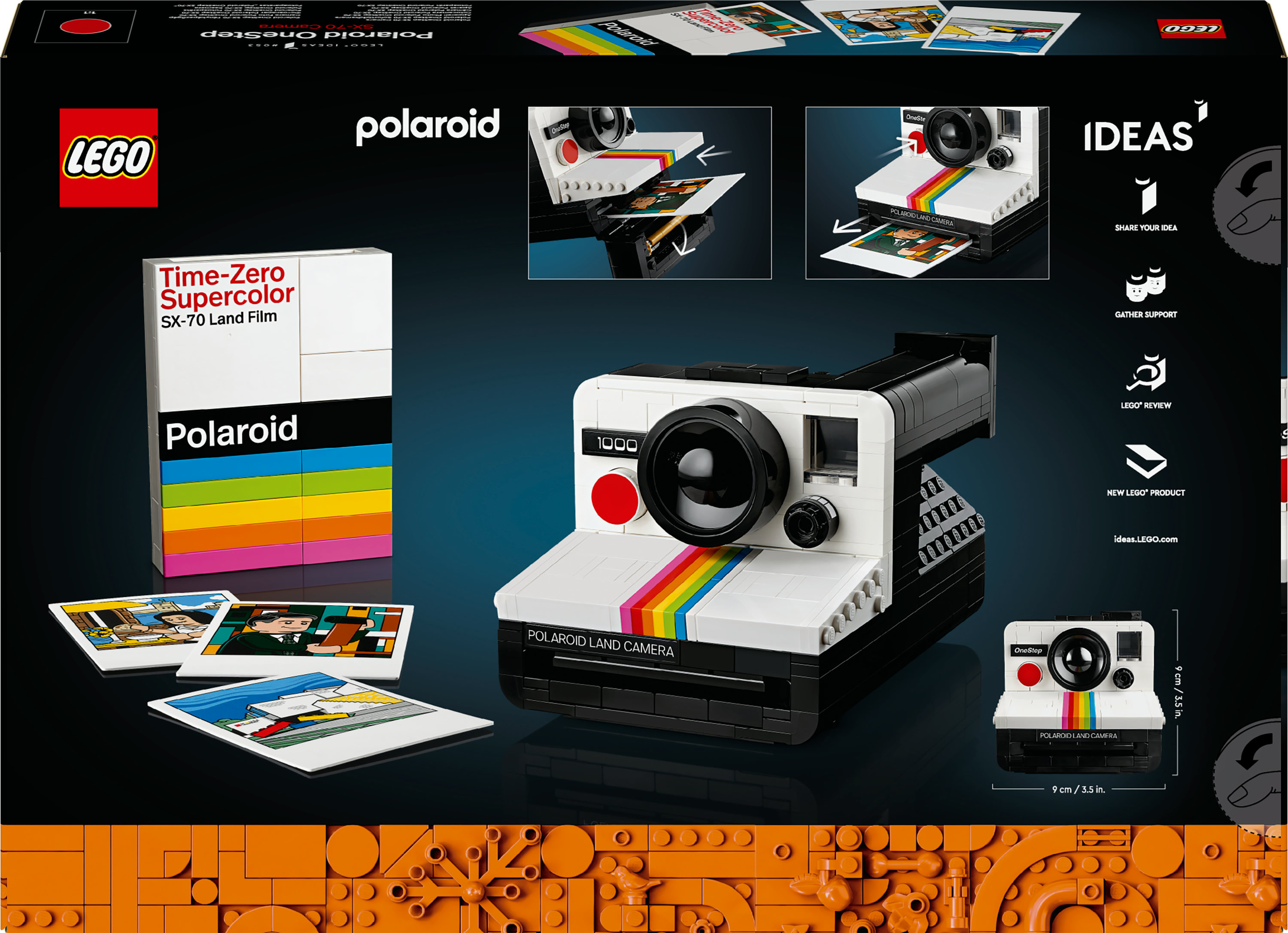LEGO Ideas Fotocamera Polaroid OneStep SX-70