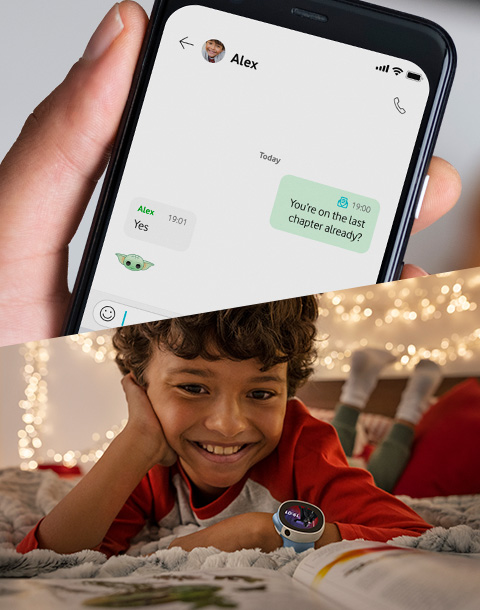 Vodafone Neo 44.5 mm Touch screen Blu, Bianco