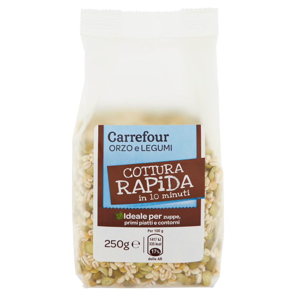 Carrefour Orzo e Legumi Cottura Rapida in 10 minuti 250 g