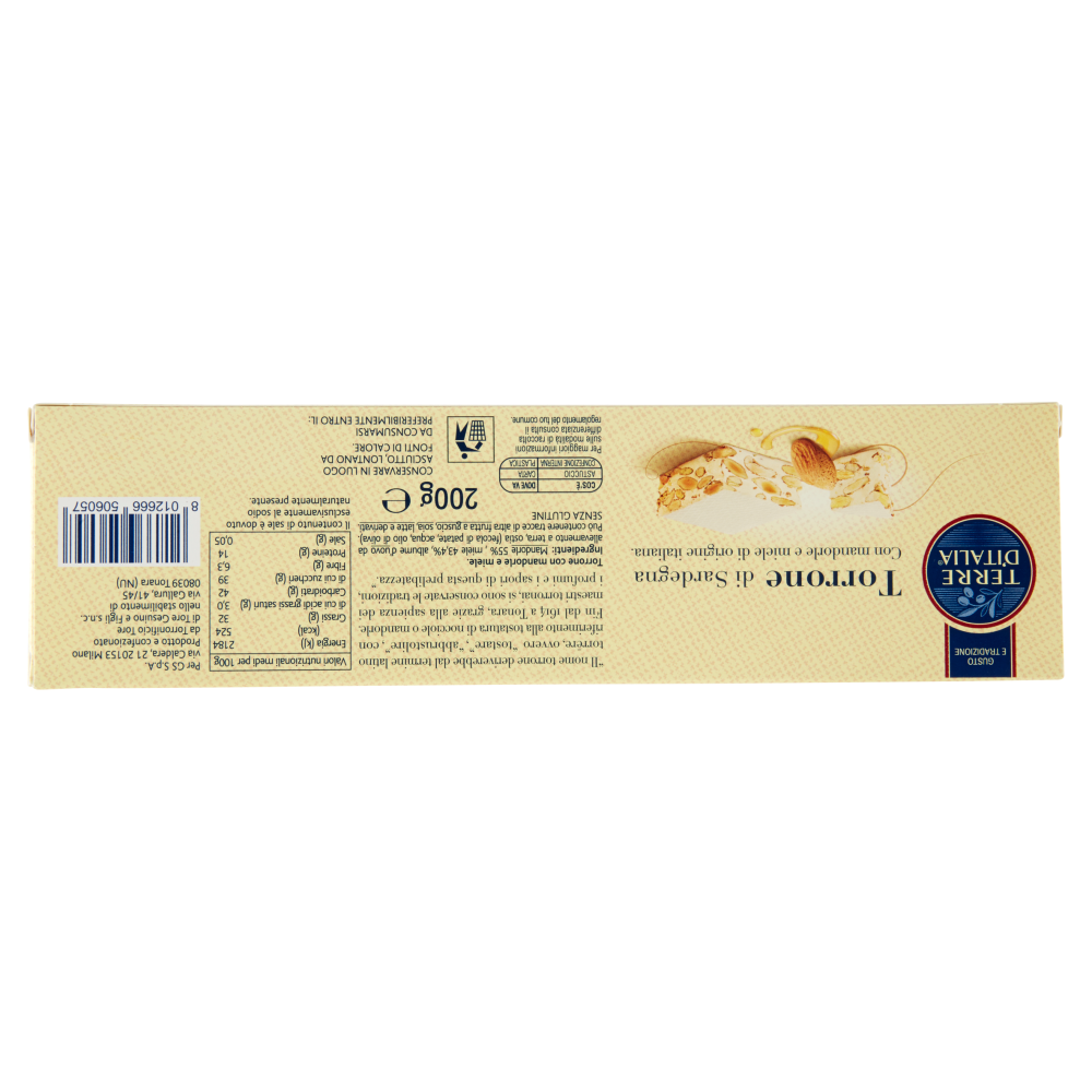 Terre d'Italia Torrone di Sardegna 200 g