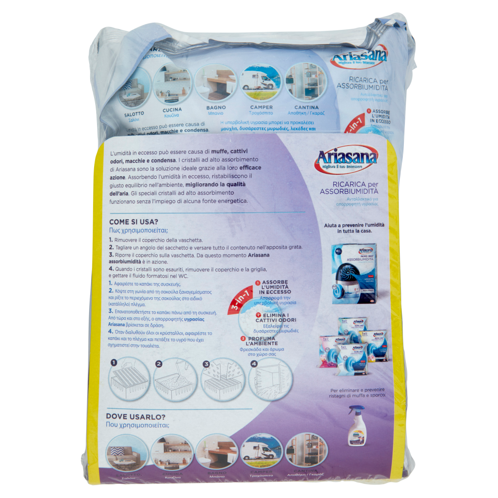 ARIASANA Ricarica Lavanda 2+1 busta 450 g