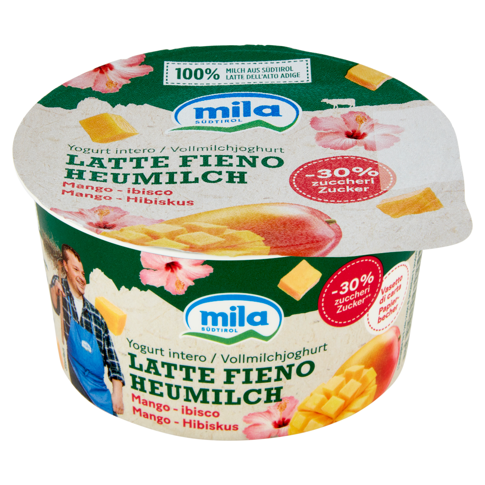 mila Yogurt intero Latte Fieno Mango - ibisco 150 g