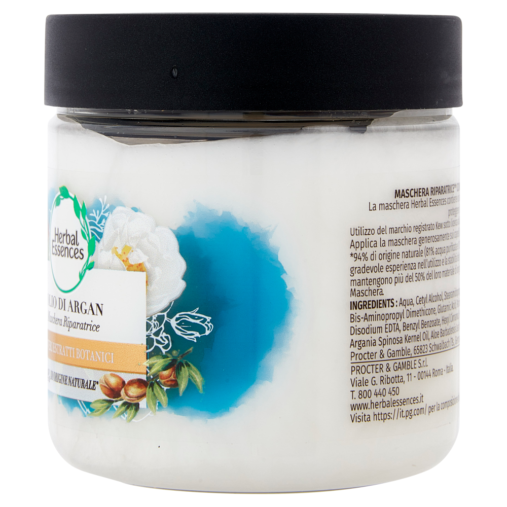 Herbal Essences Maschera Capelli Riparatrice con Olio di Argan 250 ml