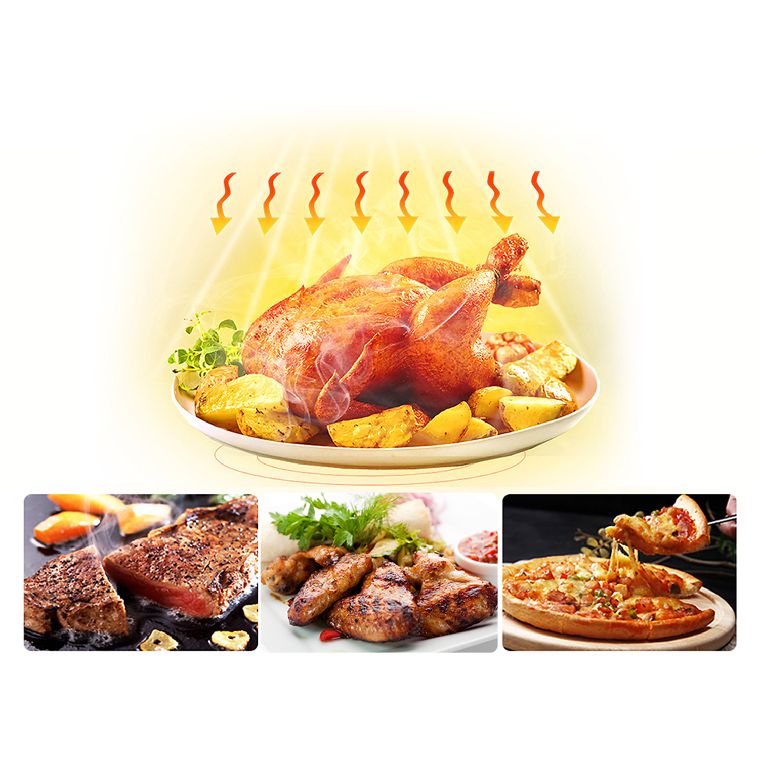 Hisense H20MOWP1HG Bianco Microonde combinato Superficie piana 20 L 700 W