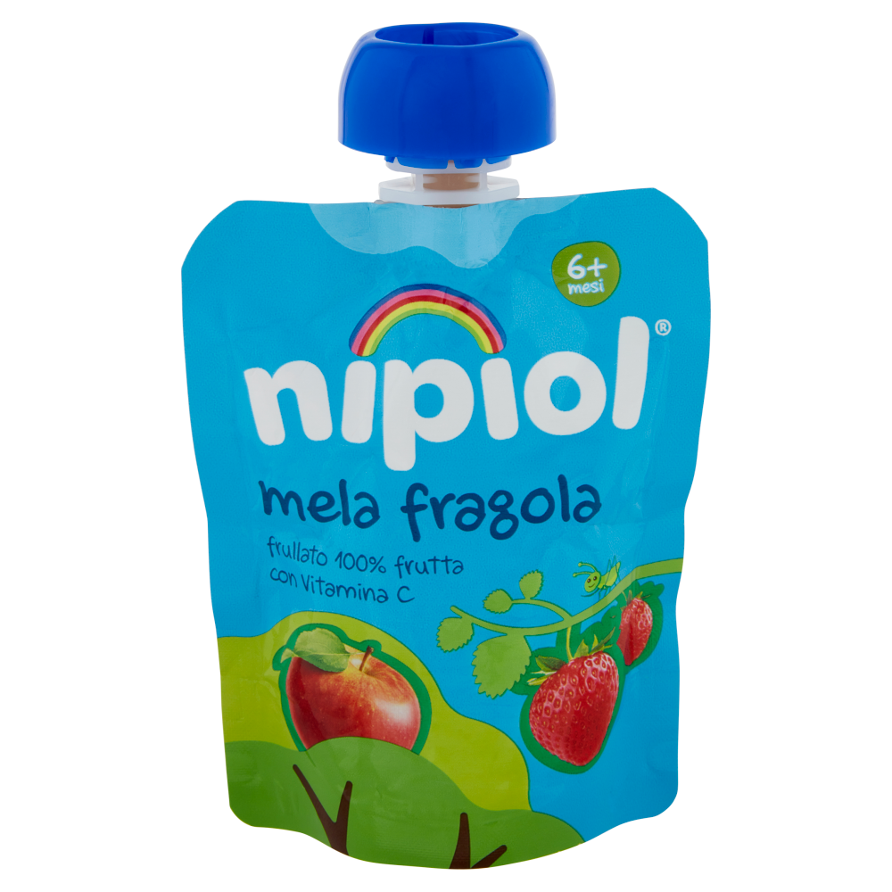 nipiol mela fragola frullato 100% frutta 85 g