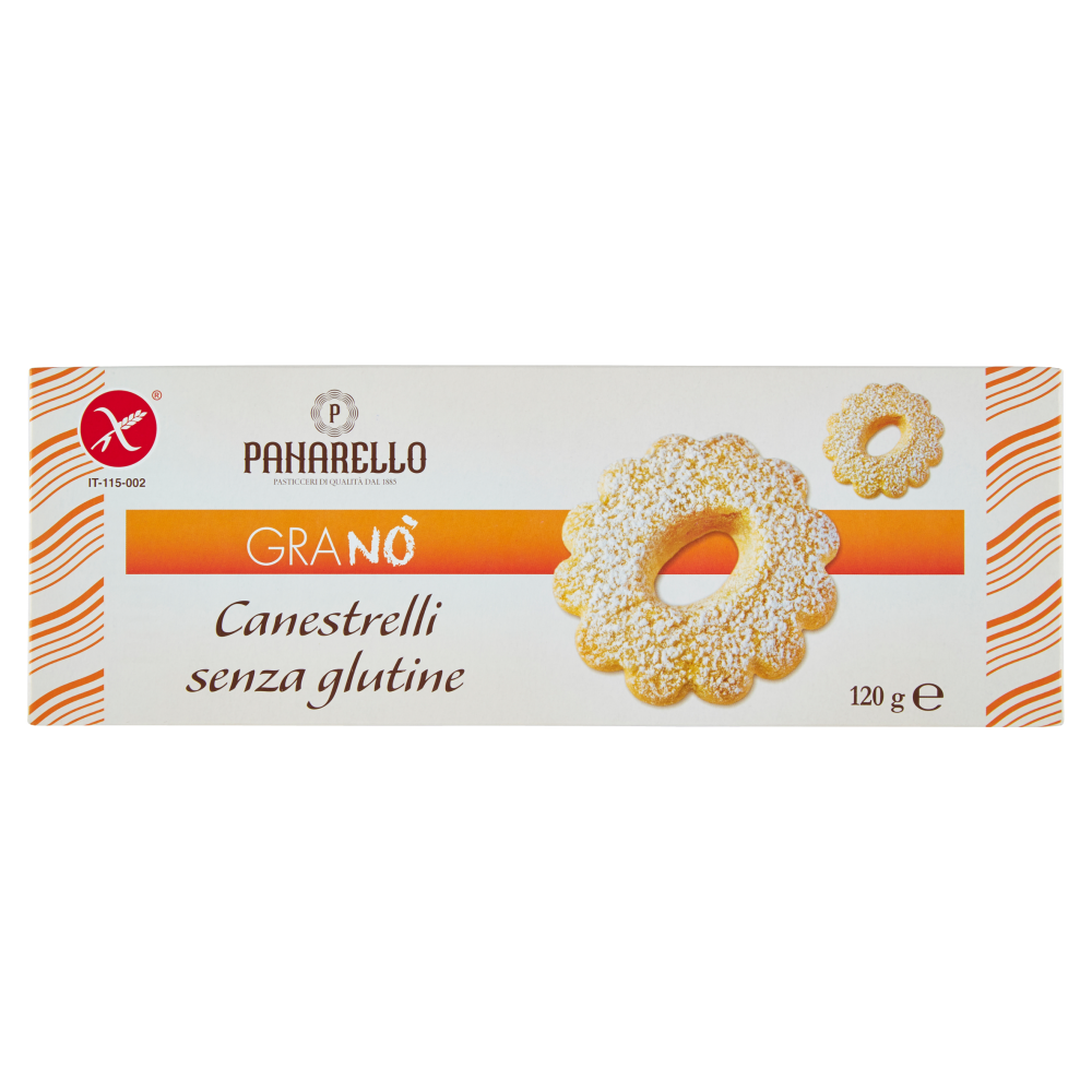 Panarello Gran&ograve; Canestrelli senza glutine 120 g