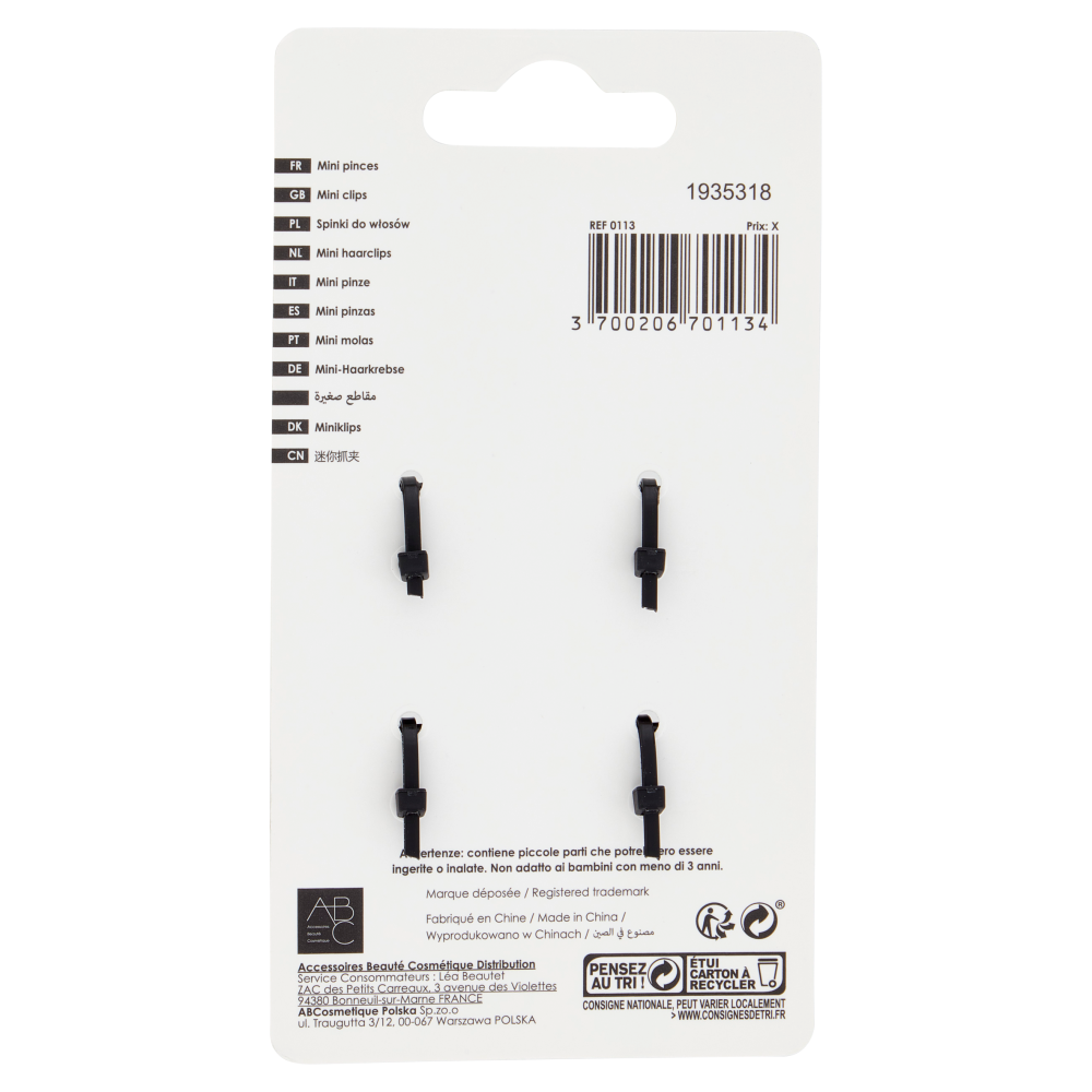 Franck Provost Mini Pinces 4 pz