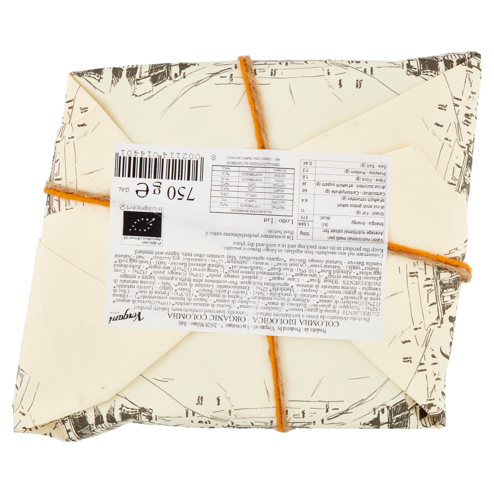Vergani Bio Colomba Biologica 750 g