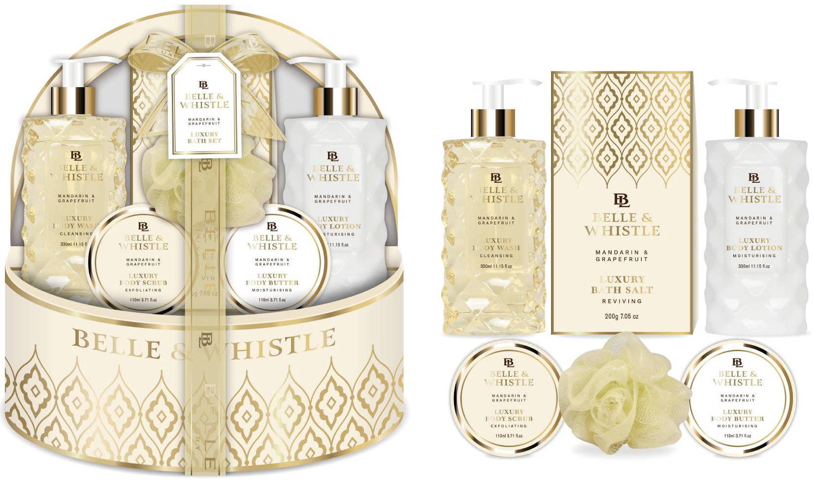 SECRET BOX DA BAGNO PREMIUM BELLE LUXURY IN GOLD