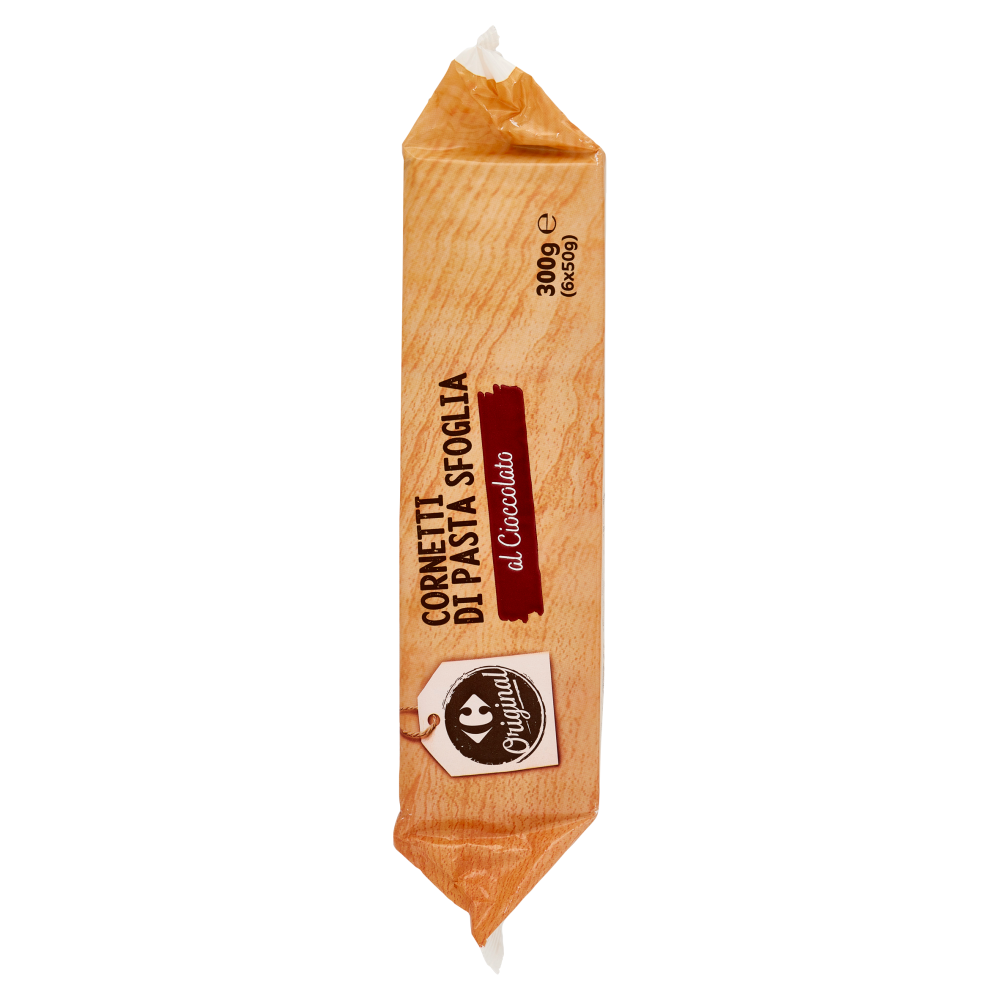 Carrefour Original Cornetti di Pasta Sfoglia al Cioccolato 6 x 50 g