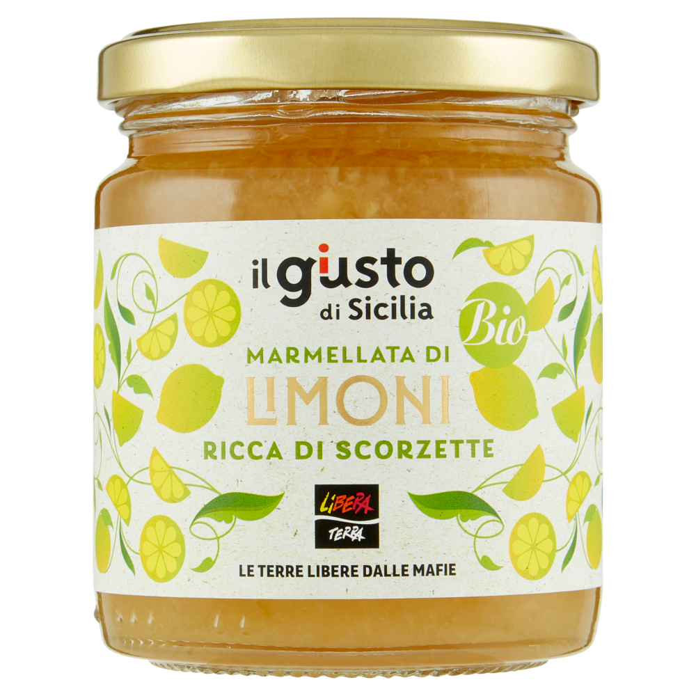 Libera Terra il giusto gusto di Sicilia Marmellata di Limoni Bio 270 g