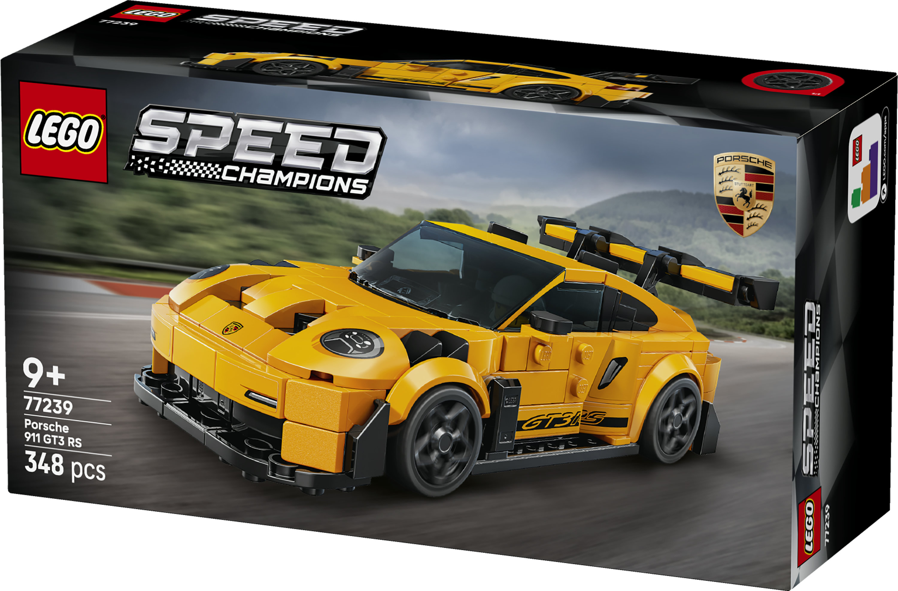 LEGO Speed Champions 77239 Super Car Porsche 911 GT3 RS, Modellino di Auto con Minifigure, Macchina Giocattolo, Idea Regalo9+