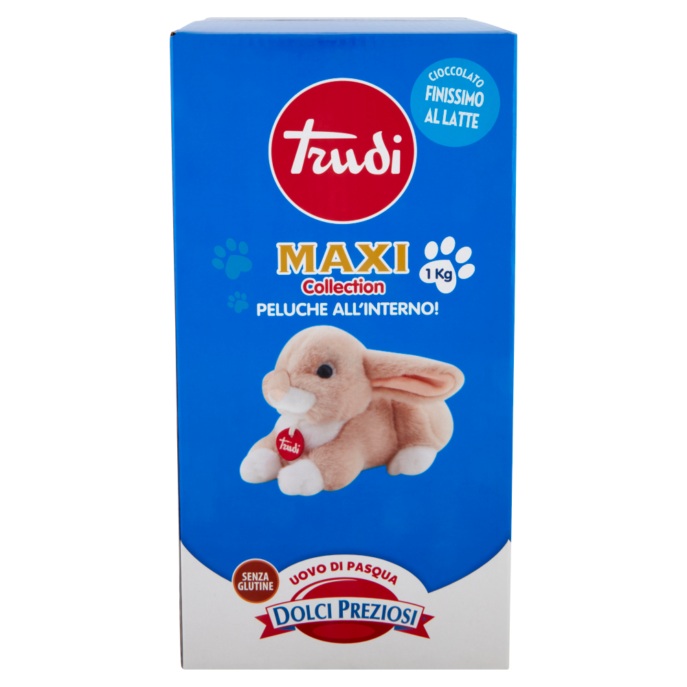 Dolci Preziosi Uovo di Pasqua Cioccolato Finissimo al Latte Trudi Maxi Collection 1 kg