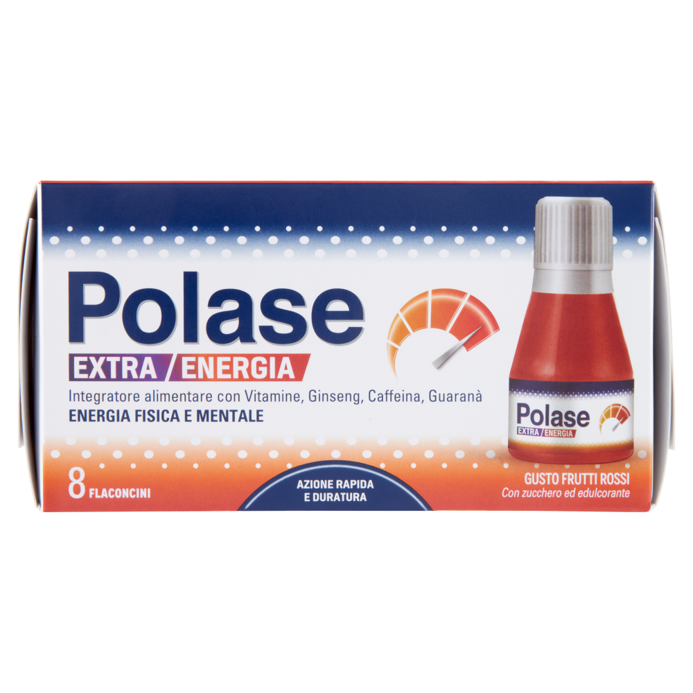 Polase extra energia integratore Vitamine azione rapida vitamine per energia fisica 8 fl 200 ml
