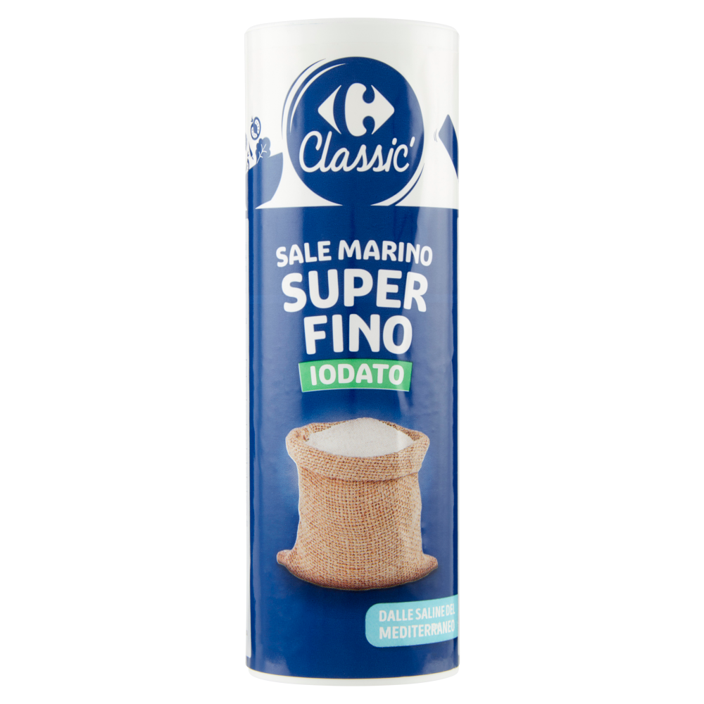 Carrefour Classic Sale Marino Super Fino Iodato 250 g