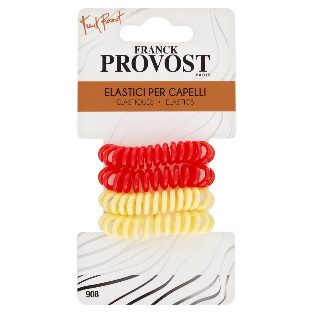 Franck Provost Elastici per Capelli 4 pz