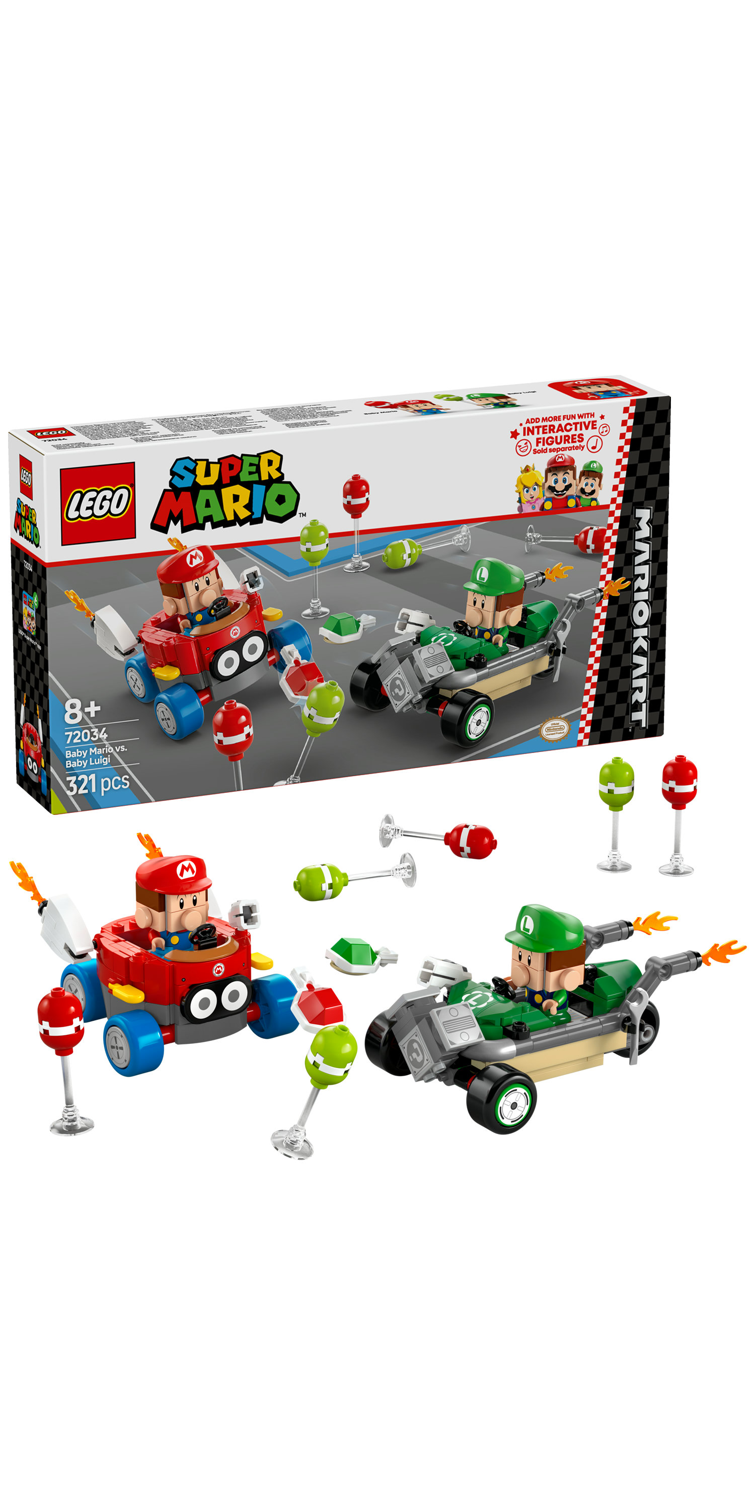 LEGO Super Mario Mario Kart™: Baby Mario vs Baby Luigi