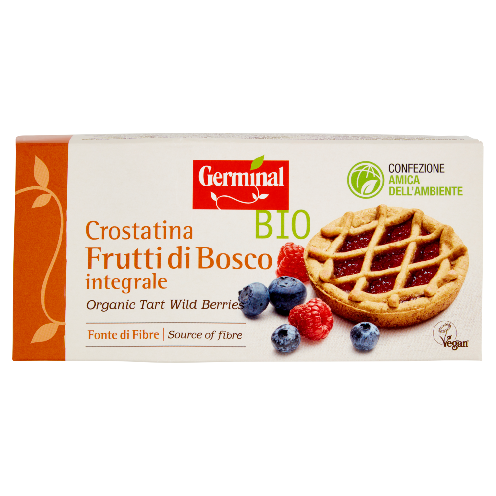 Germinal Bio Crostatina Frutti di Bosco integrale 4 x 50 g