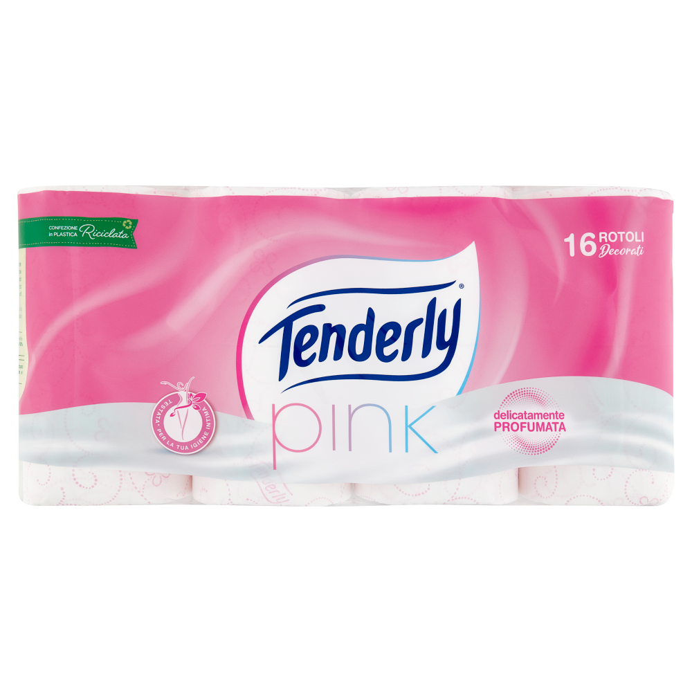Tenderly pink Rotoli Decorati 16 pz
