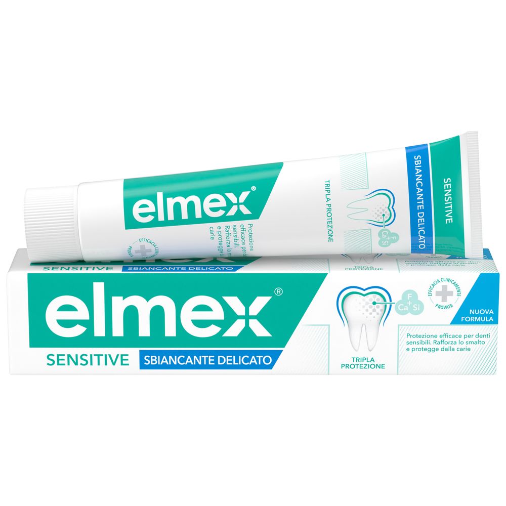 elmex dentifricio Sensitive Gentle White Sbiancante denti sensibili 75 ml