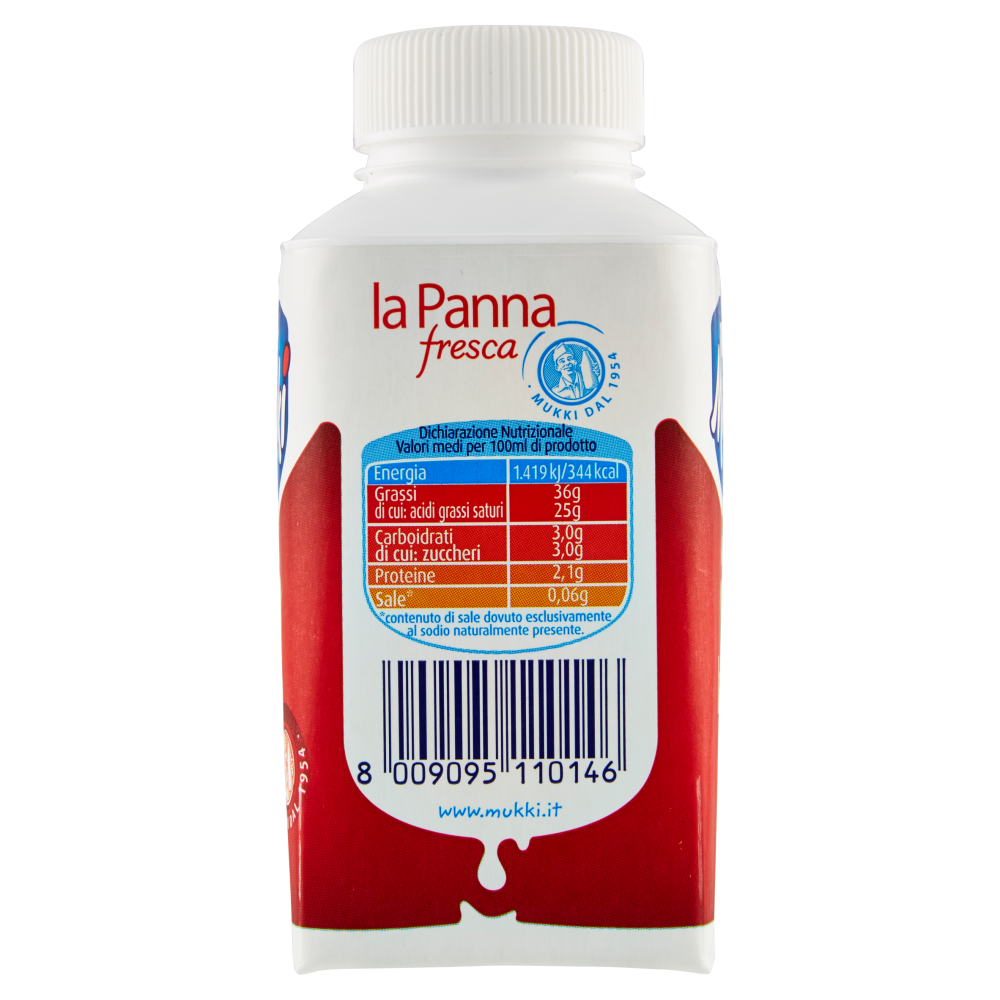 Mukki la Panna fresca 250 ml