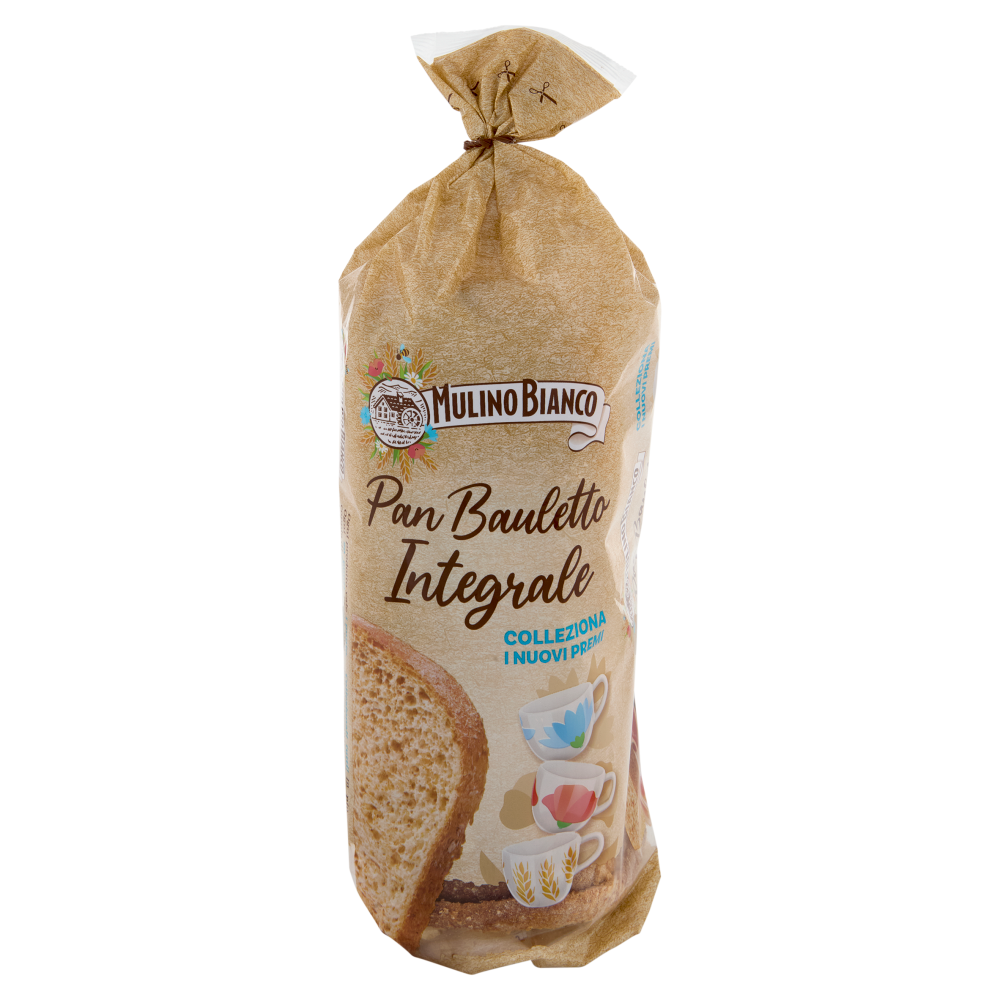 Mulino Bianco Pan Bauletto Integrale Pane ideale per panini 400g