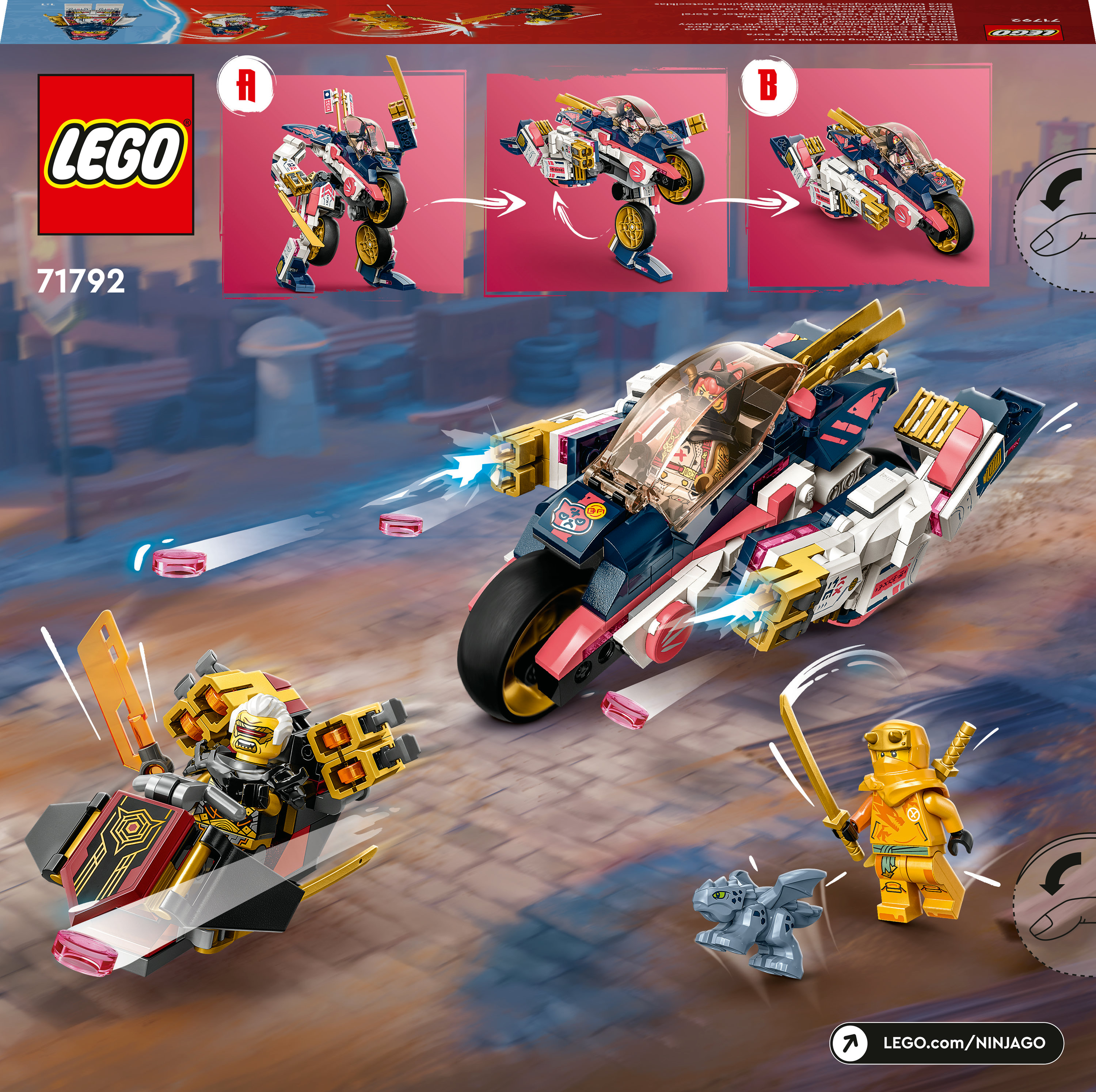 LEGO NINJAGO Moto-mech Transformer di Sora