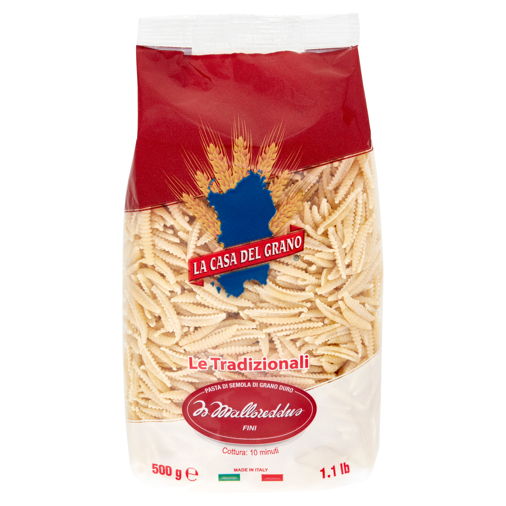 La Casa del Grano Le Tradizionali Is Malloreddus Fini 500 g