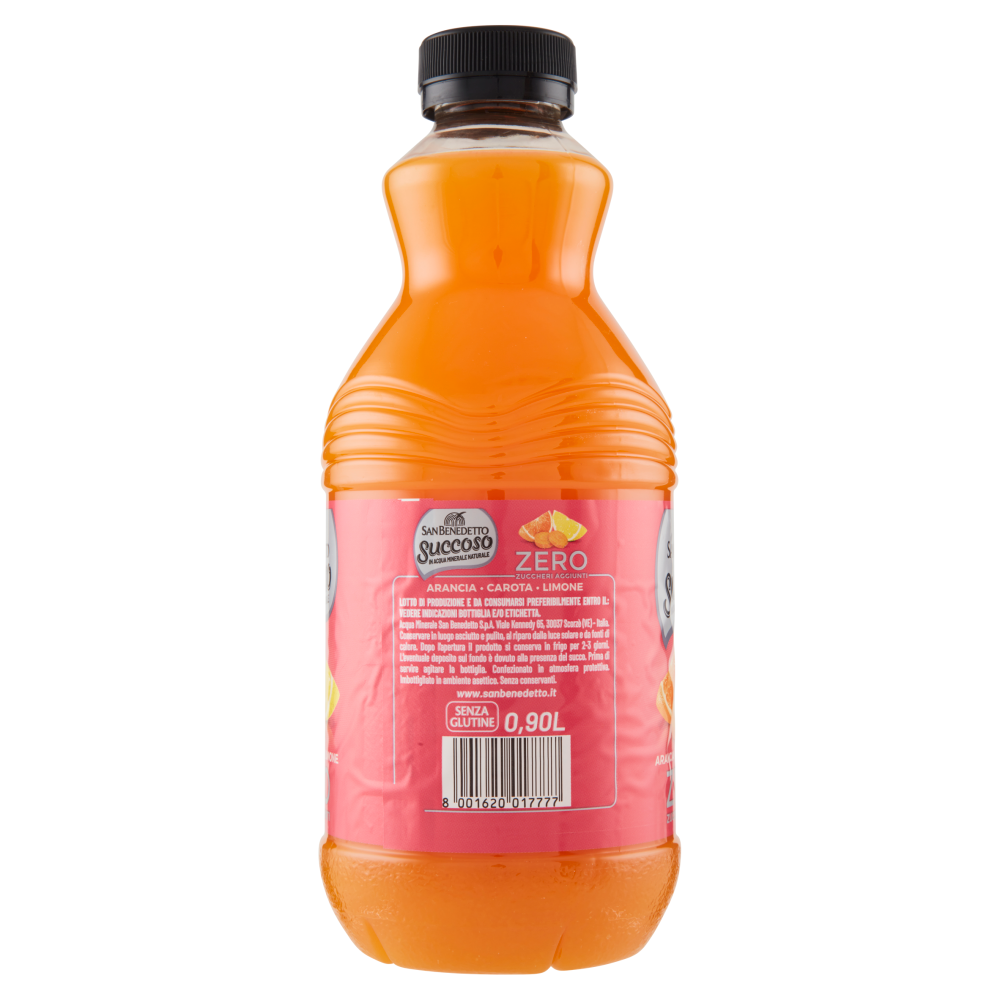 San Benedetto Succoso Zero Arancia Carota Limone 0,90 L