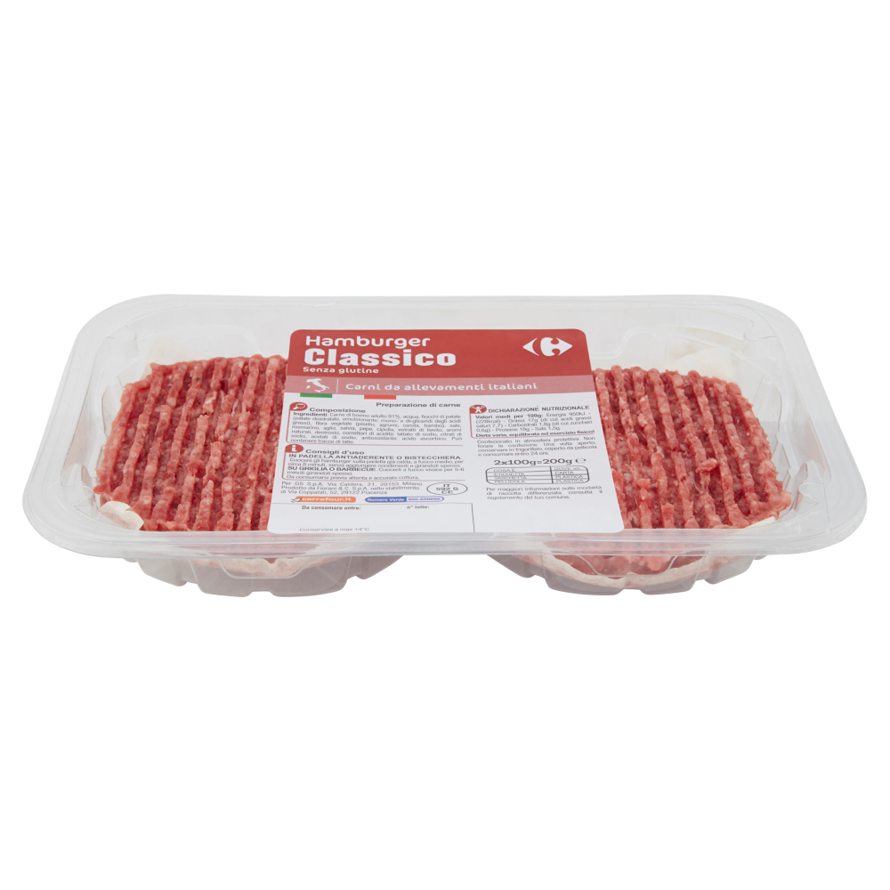 Carrefour Hamburger Classico 2 x 100 g