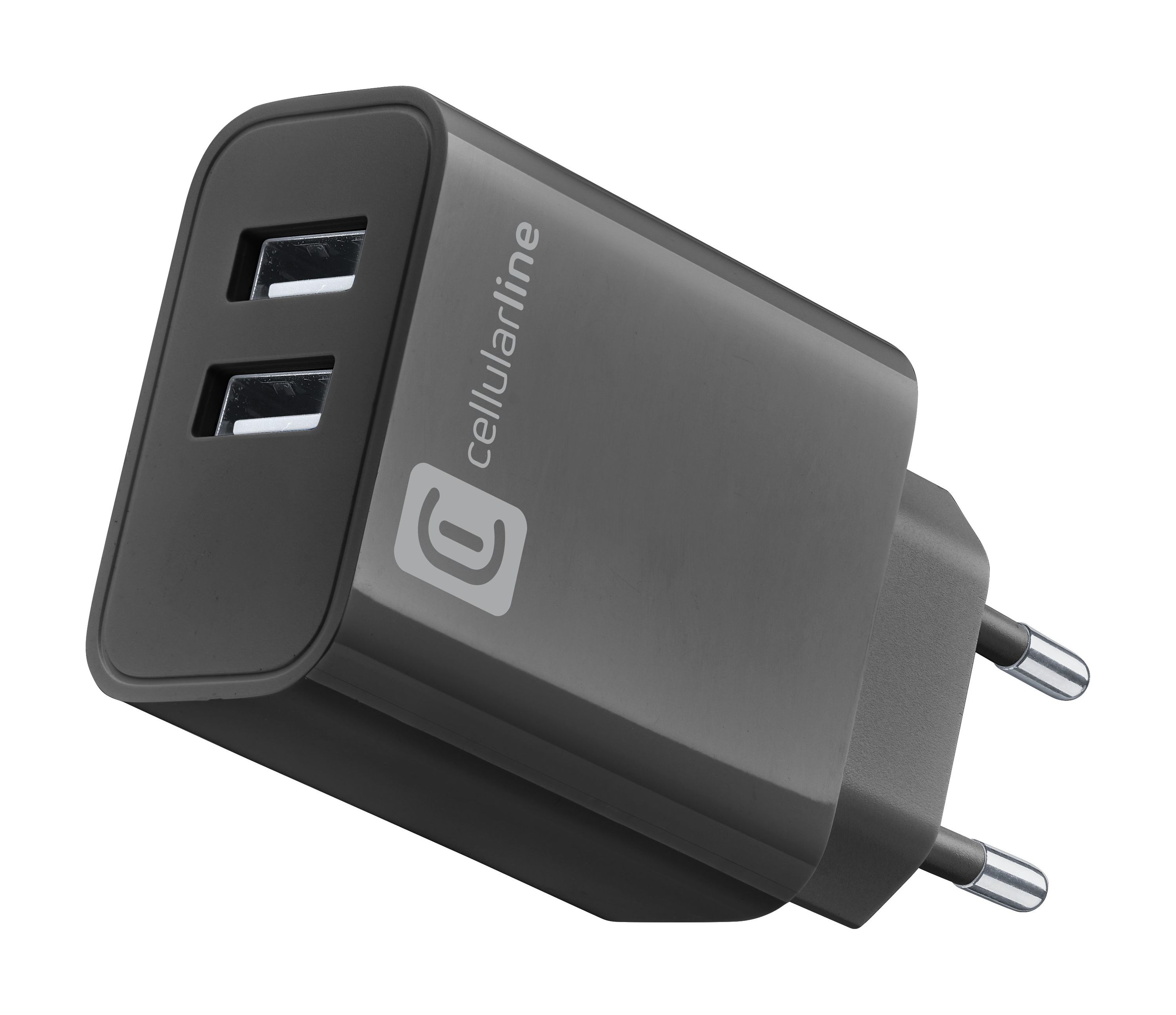 Cellularline MULTIPOWER 24W Caricabatterie con 2 porte USB