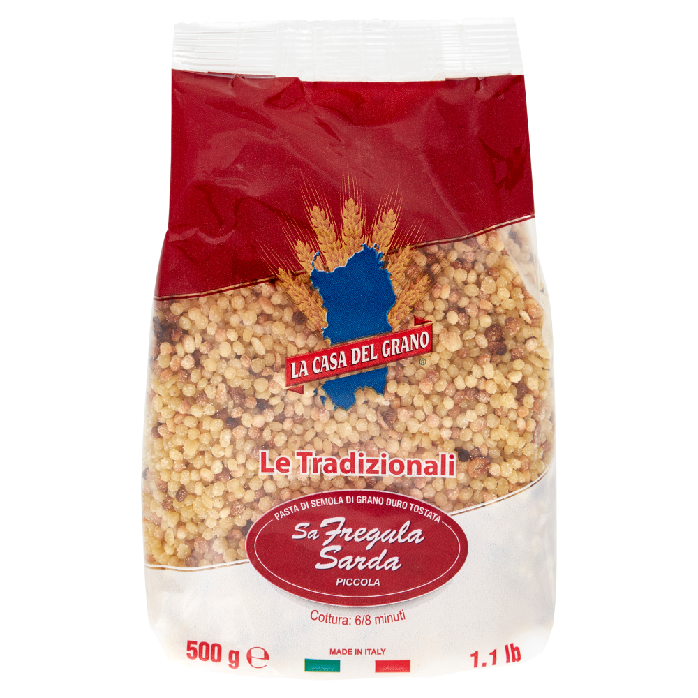 La Casa del Grano Le Tradizionali Sa Fregula Sarda Piccola 500 g