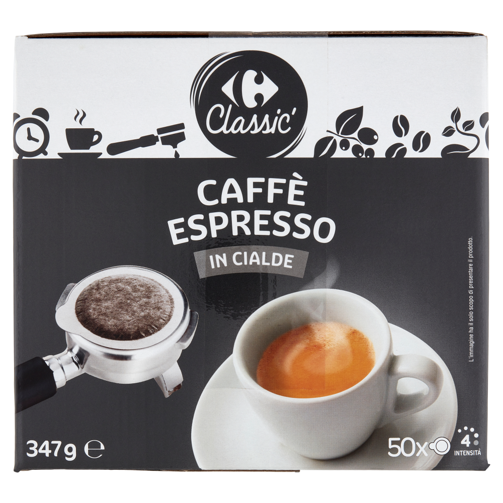 Carrefour Classic Caff&egrave; Espresso in Cialde 50 x 6,95 g