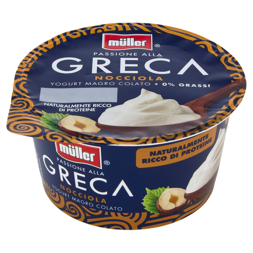 müller Passione alla Greca Nocciola Yogurt Magro Colato 150 g