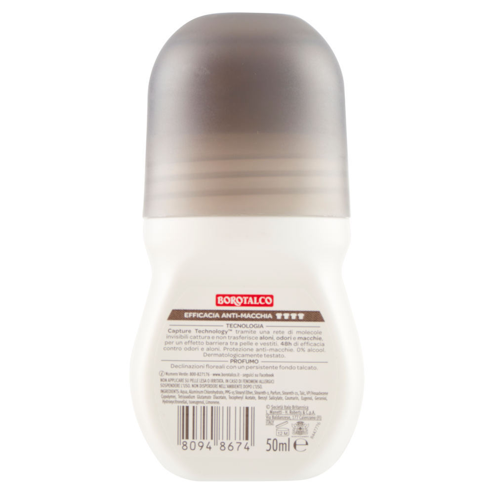 Borotalco Invisible No Transfer Deo Roll On 50 ml