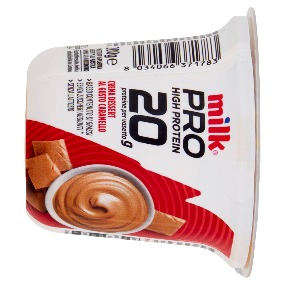 Milk Pro High Protein 20g Crema Dessert al Gusto Caramello 200 g