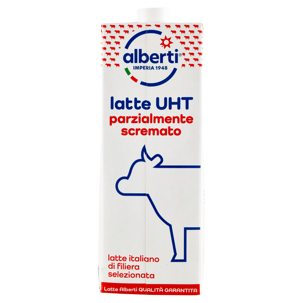 alberti Latte UHT parzialmente scremato 1000 ml