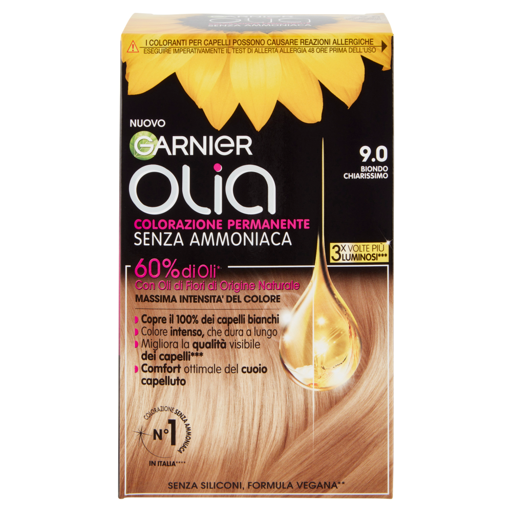 Garnier Olia Tinta Capelli, Senza Ammoniaca, Light blonde 90