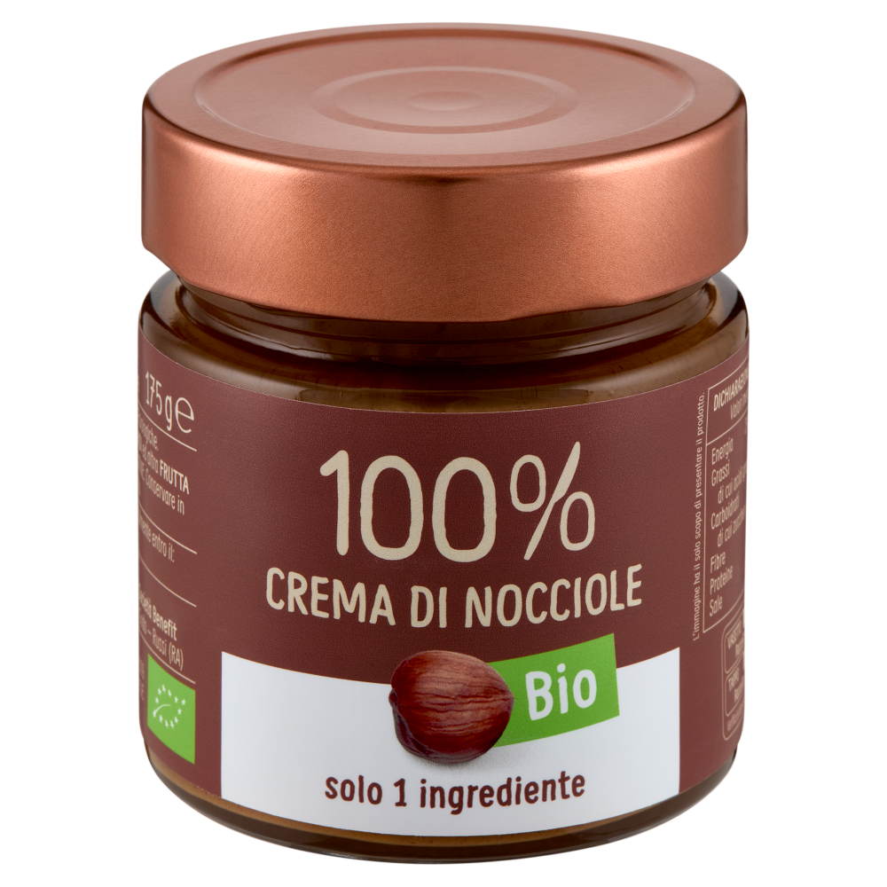 Euro Company 100% Crema di Nocciole Bio 175 g