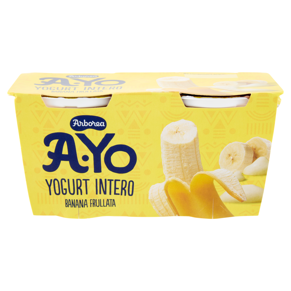 Arborea A-Yo Yogurt Intero Banana Frullata 2 x 125 g