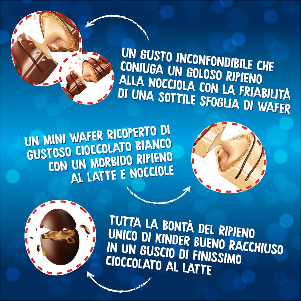 Kinder bueno Calendario dell'Avvento 24 pezzi 181 g