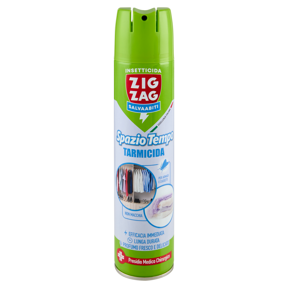 Zig Zag Insetticida Salvaabiti Spazio Tempo Tarmicida 300 ml