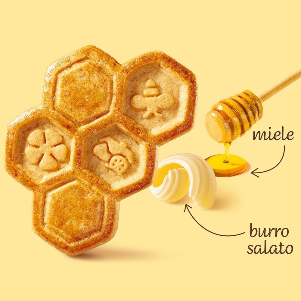 Mulino Bianco Alveari con Burro Salato e Miele 300g