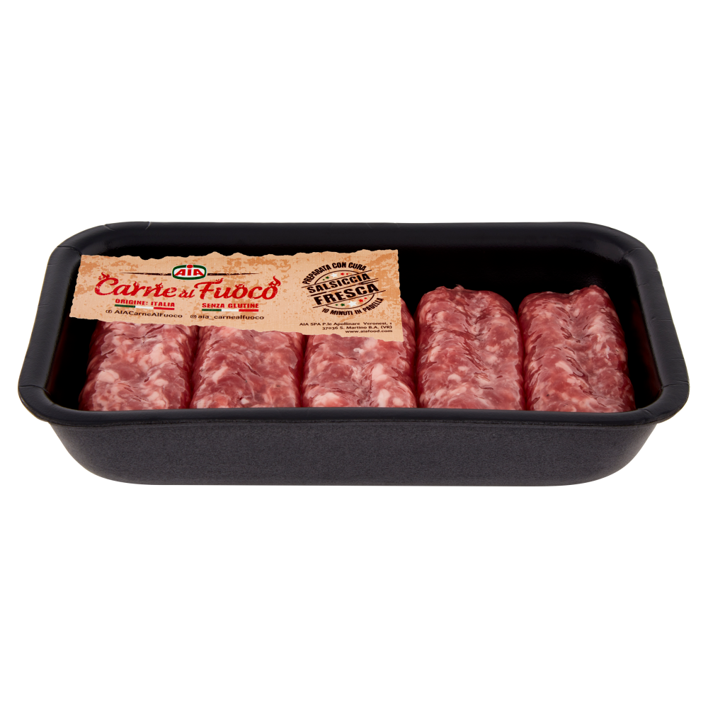 Aia Carne al Fuoco Verzino Aperto Senza Pelle 0,400 kg